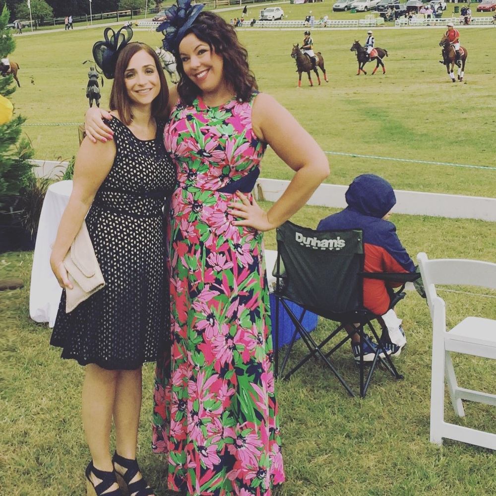 Taylor Bright Pink Floral Maxi Dress with Black Base
